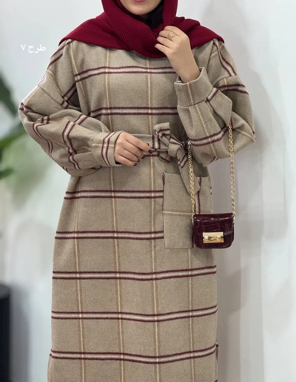 کفتان بلند پشمی آیسو مهسا